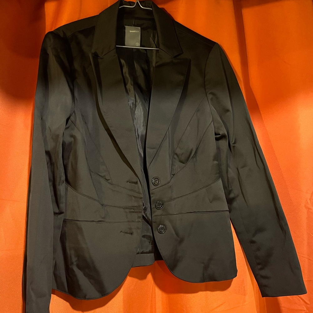 Womens Smart Set Blazer Jacket Black